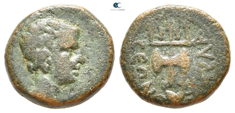 Caria. Mylasa. Augustus 27 BC-AD 14. 
Bronze Æ

17 mm., 4,04 g.



nearly...