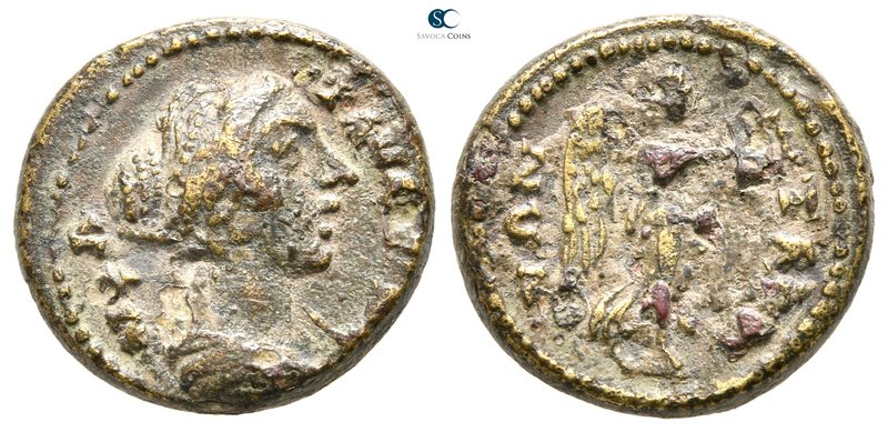 Caria. Tabai. Faustina II AD 147-175. 
Bronze Æ

18 mm., 5,18 g.



very ...