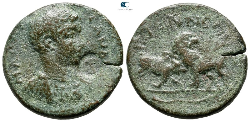 Pisidia. Etenna. Elagabalus AD 218-222. 
Bronze Æ

30 mm., 17,86 g.



ne...