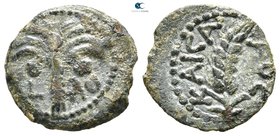 Judaea. Jerusalem. Marcus Ambibulus, under Augustus CE 9-12. Prutah AE