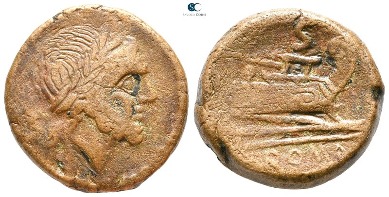 Anonymous after 211 BC. Rome
Semis Æ

30 mm., 21,07 g.



nearly very fin...