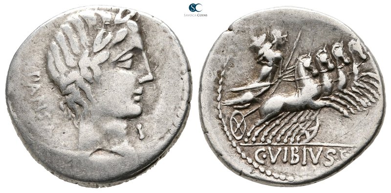C. Vibius C.f. Pansa. 90 BC. Rome
Denarius AR

20 mm., 3,54 g.



very fi...