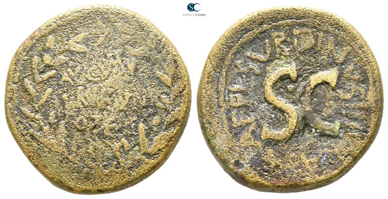 Augustus 27 BC-AD 14. Rome
As Æ

29 mm., 12,76 g.



fine