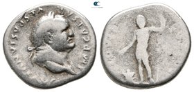 Vespasian AD 69-79. Rome. Denarius AR