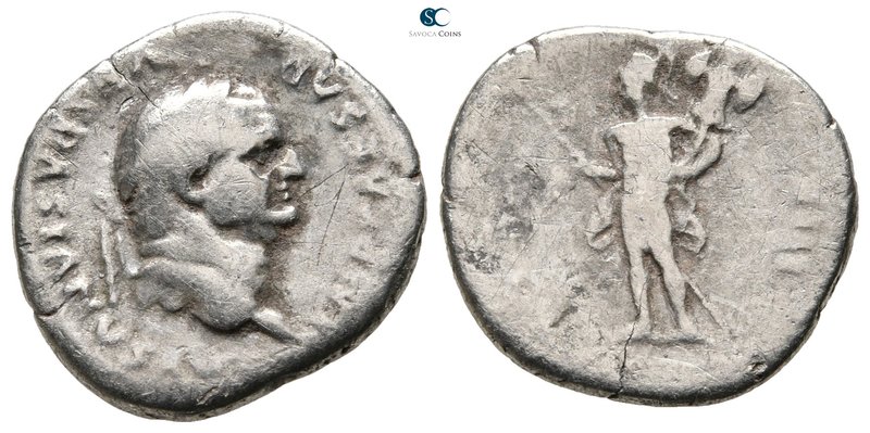 Vespasian AD 69-79. Rome
Denarius AR

20 mm., 2,30 g.



fine