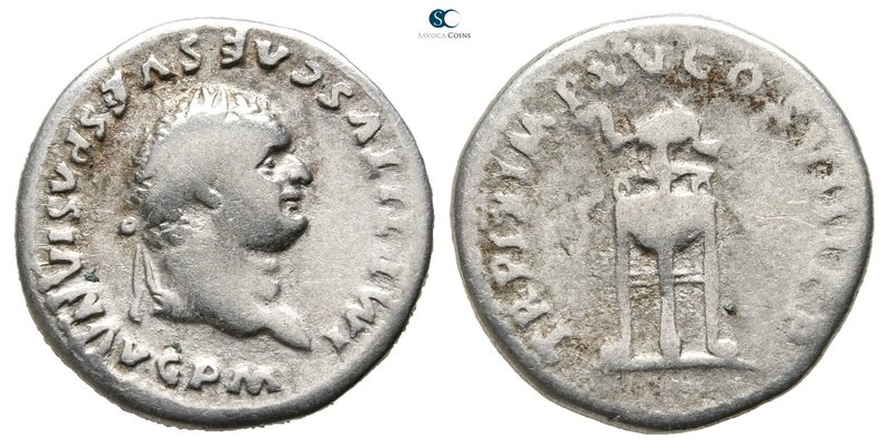 Titus, as Caesar AD 76-78. Rome
Denarius AR

19 mm., 3,14 g.



nearly ve...