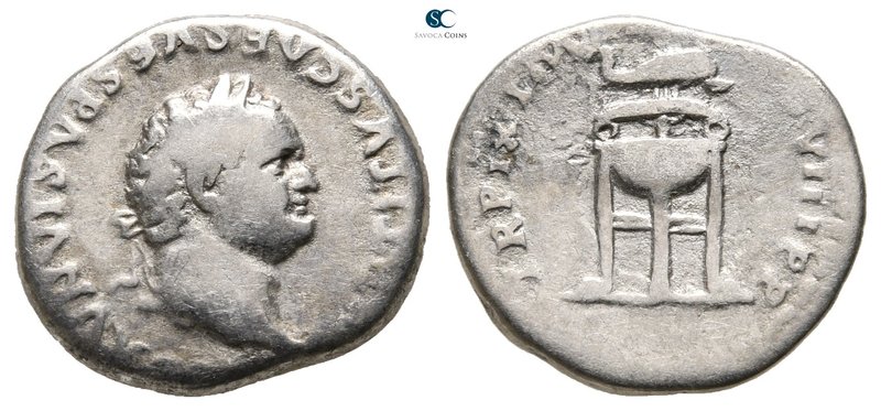 Titus AD 79-81. Rome
Denarius AR

18 mm., 3,19 g.



very fine