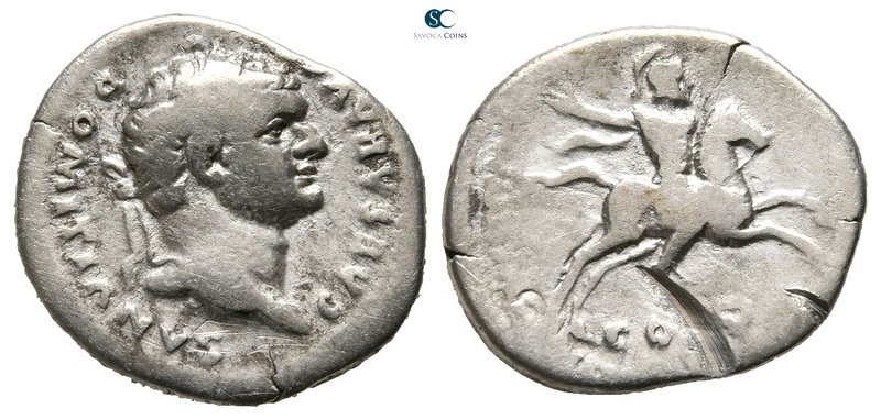Domitian AD 81-96. Rome
Denarius AR

19 mm., 3,11 g.



very fine