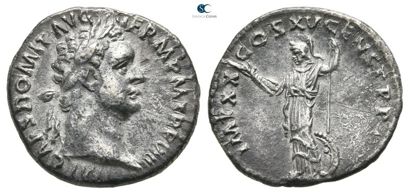 Domitian AD 81-96. Rome
Denarius AR

20 mm., 3,08 g.



very fine