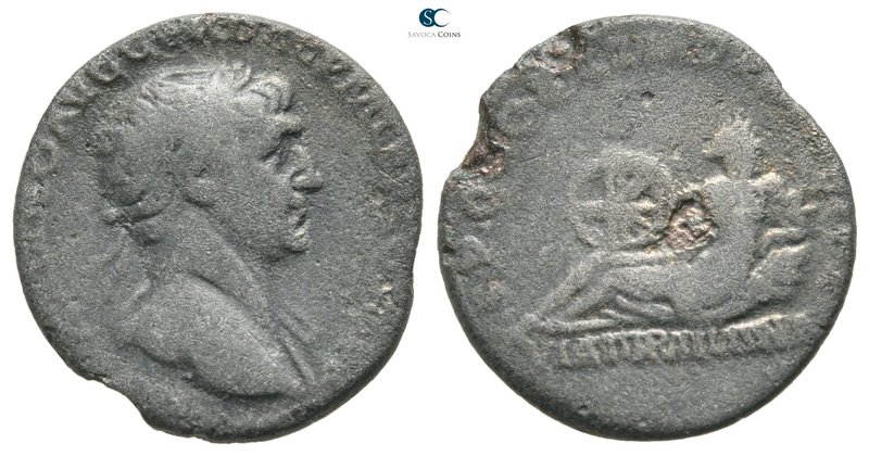 Trajan AD 98-117. Rome
Fourreé Denarius Æ

18 mm., 2,16 g.



nearly very...
