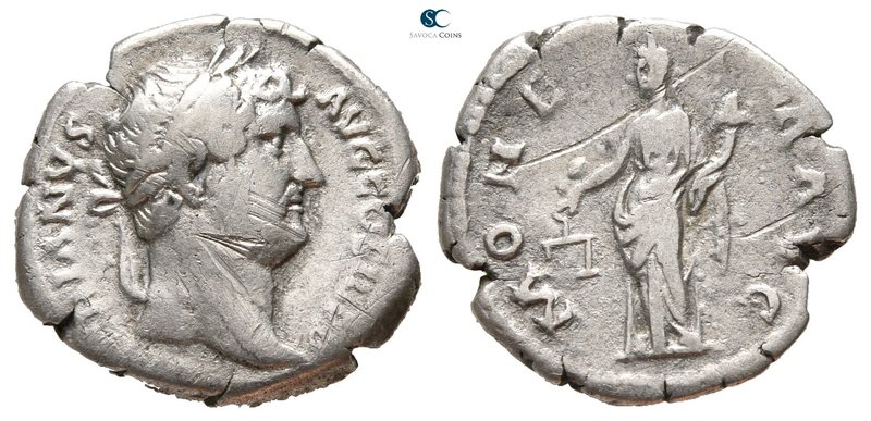 Hadrian AD 117-138. Rome
Denarius AR

18 mm., 3,01 g.



very fine