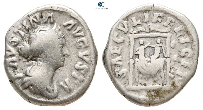 Faustina II AD 147-175. Rome
Denarius AR

19 mm., 2,90 g.



very fine