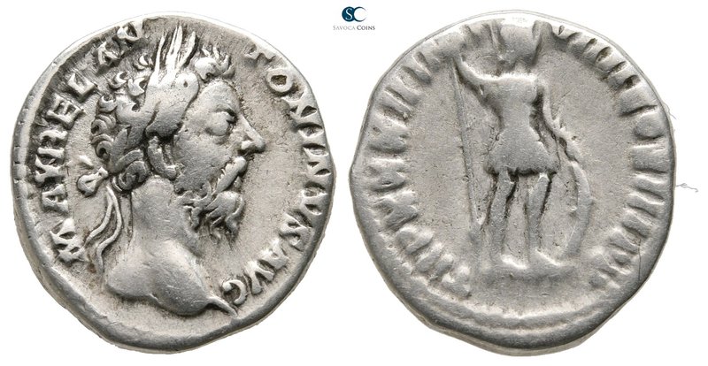 Marcus Aurelius AD 161-180. Rome
Denarius AR

18 mm., 2,99 g.



nearly v...