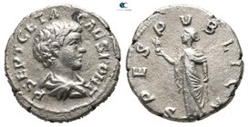 Geta AD 198-211. Laodicea ad Mare. Denarius AR