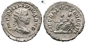 Philip II AD 247-249. Rome. Antoninianus AR
