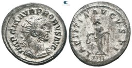 Probus AD 276-282. Lugdunum. Antoninianus Æ silvered