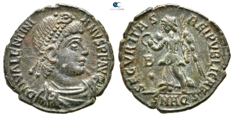 Valentinian II AD 375-392. Heraclea
Follis Æ

18 mm., 2,20 g.



very fin...