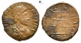 Theodosius I AD 379-395. Thessaloniki. Nummus Æ