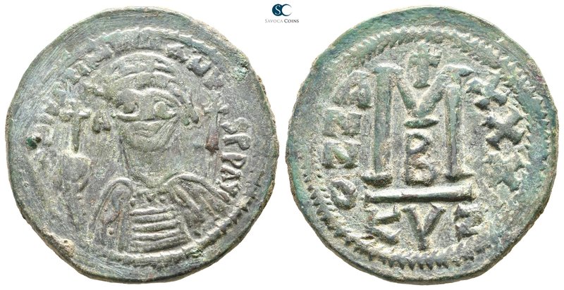 Justinian I AD 527-565. Cyzicus
Follis Æ

35 mm., 18,03 g.



very fine