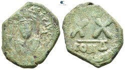 Phocas. AD 602-610. Constantinople. Half follis Æ