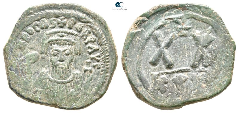 Phocas. AD 602-610. Cyzicus
Half follis Æ

23 mm., 5,77 g.



very fine