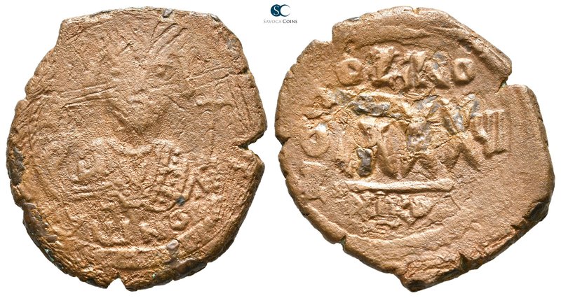 Phocas. AD 602-610. Nikomedia
Follis Æ

30 mm., 11,34 g.



nearly very f...