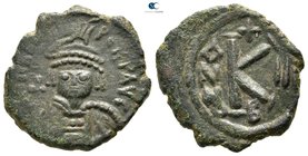 Heraclius AD 610-641. Cyzicus. Half follis Æ