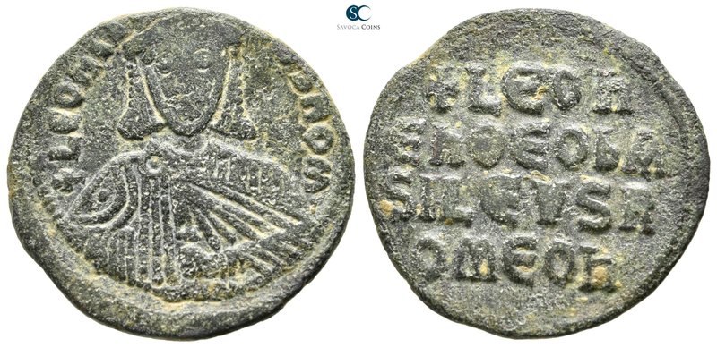Leo VI the Wise. AD 886-912. Byzantine
Follis Æ

26 mm., 6,49 g.



very ...