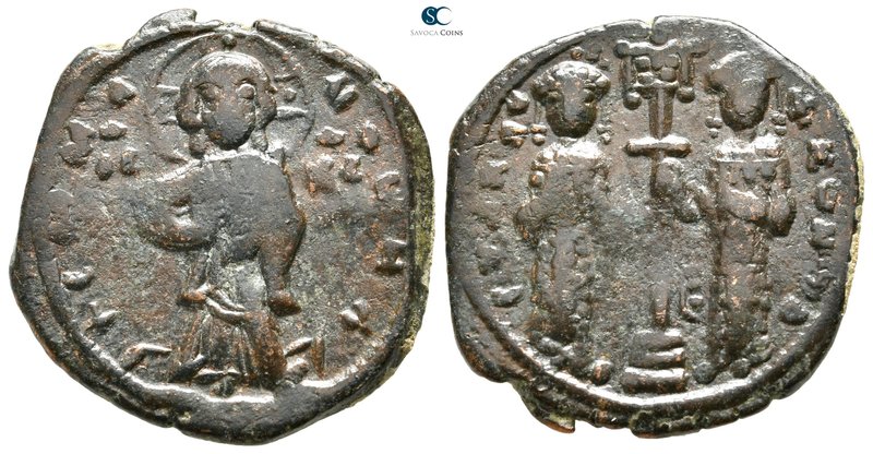 Constantine X Ducas and Eudocia AD 1059-1067. Constantinople
Follis Æ

27 mm....