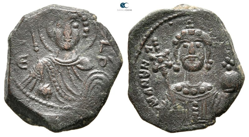 Manuel I Comnenus AD 1143-1180. Thessalonica
Tetarteron Æ

19 mm., 3,33 g.
...