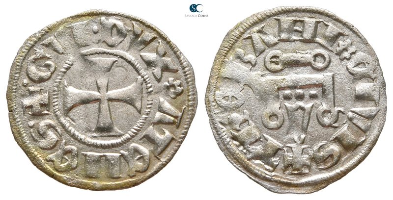 Gui II de La Roche AD 1287-1308. 
Denier BI

20 mm., 0,88 g.



very fine
