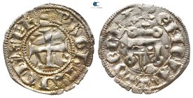 Philippe de Savoy AD 1301-1307. Glarenza. Denier AR