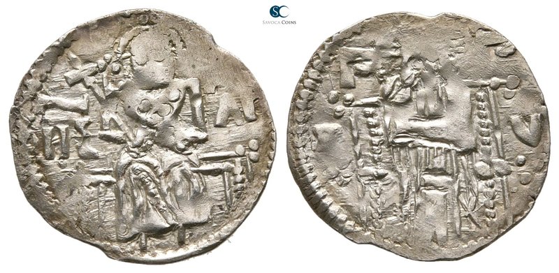 Stefan Uroš IV Dušan AD 1345-1355. Uncertain mint
Dinar AR

17 mm., 0,66 g.
...