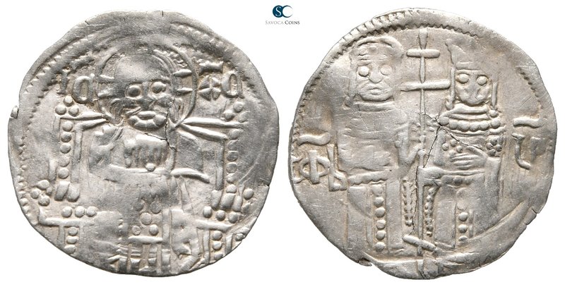 Stefan Uroš IV Dušan AD 1345-1355. Uncertain mint
Dinar AR

19 mm., 0,79 g.
...