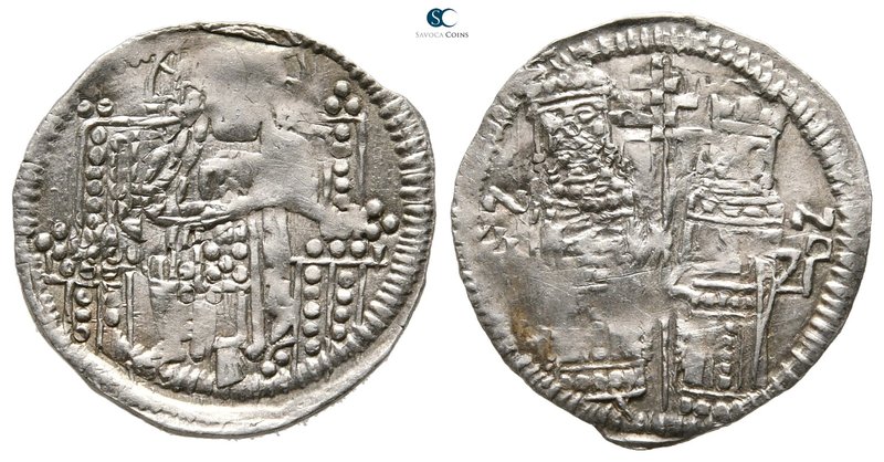 Stefan Uroš IV Dušan AD 1345-1355. Uncertain mint
Dinar AR

19 mm., 0,95 g.
...