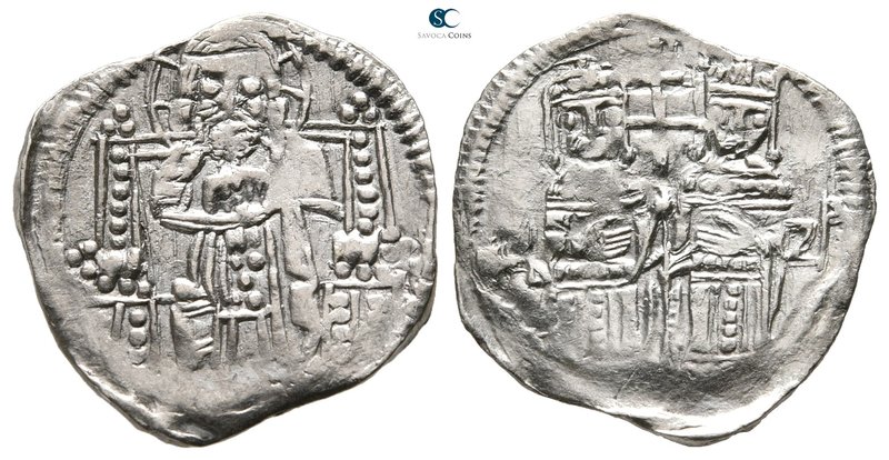 Stefan Uroš IV Dušan AD 1345-1355. Uncertain mint
Dinar AR

18 mm., 0,90 g.
...
