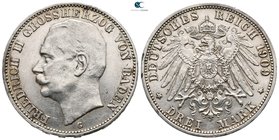 Germany. Baden. Friedrich II AD 1760-1785. 3 Mark 1909