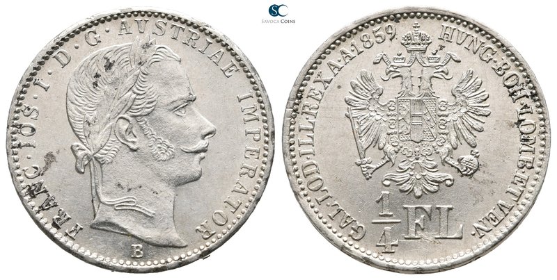 Austria. Franz Josef I AD 1848-1919.
1/4 Gulden 1859

24 mm., 5,32 g.



...