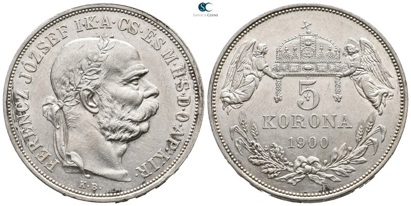Hungary. Franz Joseph AD 1848-1916.
5 Korona 1900

37 mm., 23,99 g.



ve...