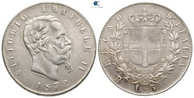 Italy. Vittorio Emanuele II AD 1861-1878. 5 Lire 1872