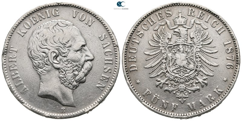 Germany. Sachsen. Albert AD 1873-1902.
5 Mark 1876

39 mm., 27,46 g.



v...