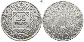 Marokko. Paris.  AD 1930. 20 Francs