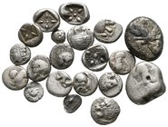 Lot of ca. 20 greek silver fractions / SOLD AS SEEN, NO RETURN!very fine