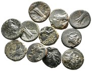 Lot of ca. 11 greek bronze coins / SOLD AS SEEN, NO RETURN!very fine