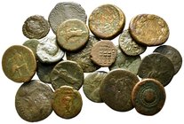 Lot of ca. 21 roman provincial bronze coins / SOLD AS SEEN, NO RETURN!
fine