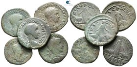 Lot of ca. 5 roman provincial bronze coins / SOLD AS SEEN, NO RETURN!very fine