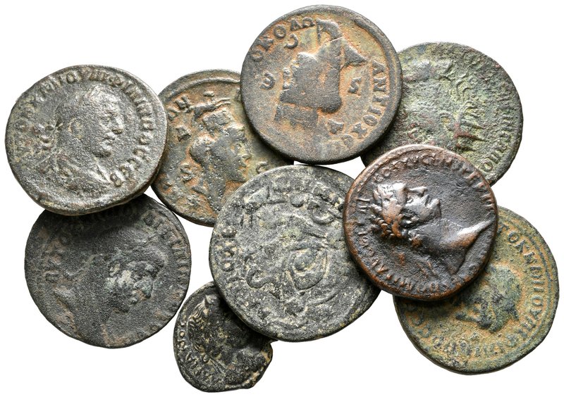 Lot of ca. 8 roman provincial bronze coins / SOLD AS SEEN, NO RETURN!

very fi...