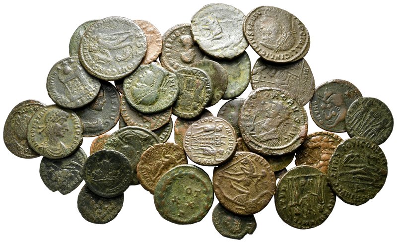 Lot of ca. 38 roman bronze coins / SOLD AS SEEN, NO RETURN!

very fine