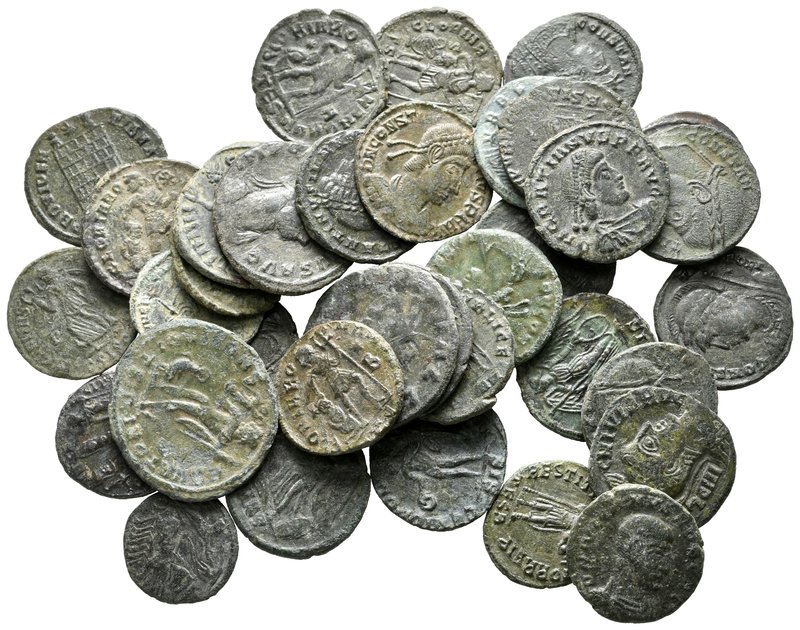 Lot of ca. 35 roman bronze coins / SOLD AS SEEN, NO RETURN!

very fine