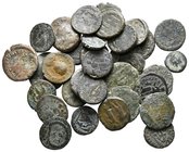 Lot of ca. 32 roman bronze coins / SOLD AS SEEN, NO RETURN!nearly very fine